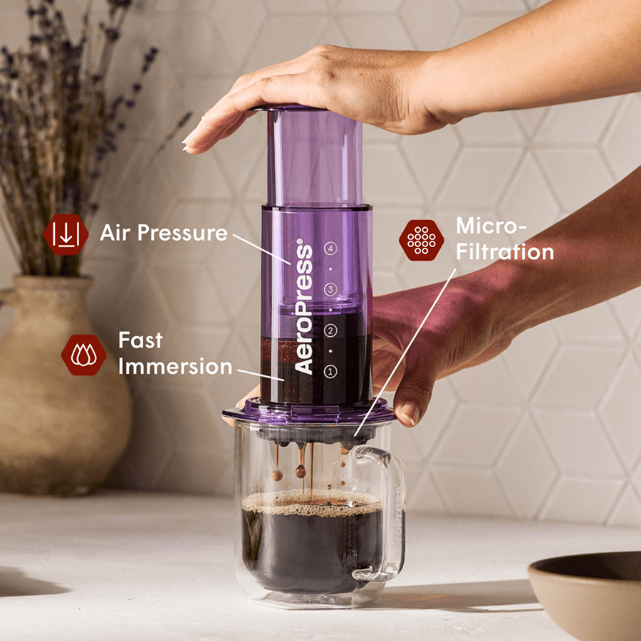 AeroPress Coffee Maker - Clear & Colors - Image 12