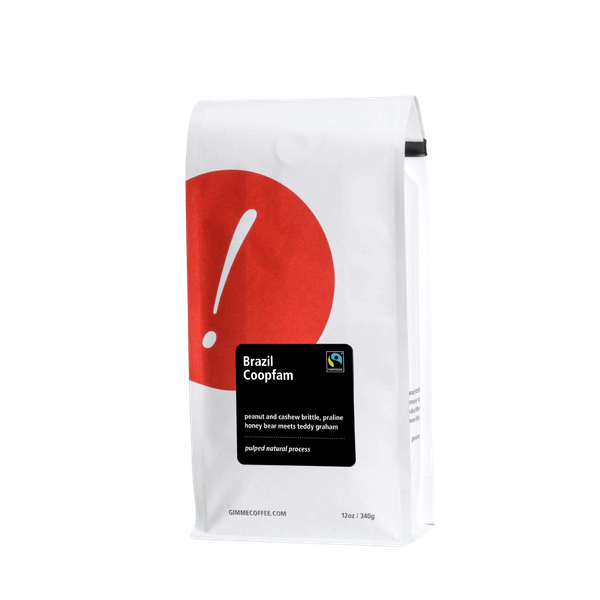 Brazil Coopfam Certified Fairtrade 12 oz